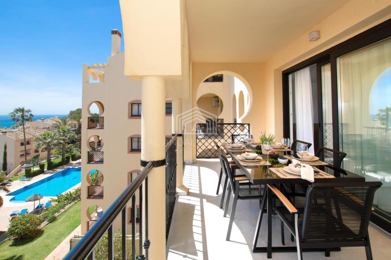 Panoramic Sea Views And Direct Access To The Beach From The Community In Torrenueva Malaga Luaran gambar