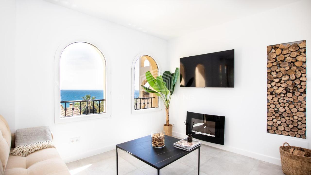 Panoramic Sea Views And Direct Access To The Beach From The Community In Torrenueva Malaga Luaran gambar